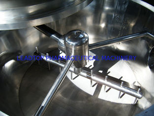 Eczane için PLC Kontrol Paslanmaz Çelik Islak Karıştırma ve Granül Makinası