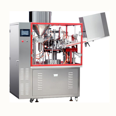 İyi fiyat Kozmetik Krem Tüp Dolum Kapama Makinesi Otomatik Diş Macunu Merhem 35 adet / Dakika çevrimiçi