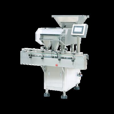 İyi fiyat 15 Kapasiteli Tablet Sayma Makinesi, 5-25mm Tabletler İçin, Kare Plastik Şişede çevrimiçi