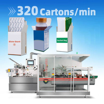 İyi fiyat High Speed Automatic Cartoner Packaging Machine Capsule Tablet Cartoning Packing Machine for Blister Bottle Sachet Tube çevrimiçi