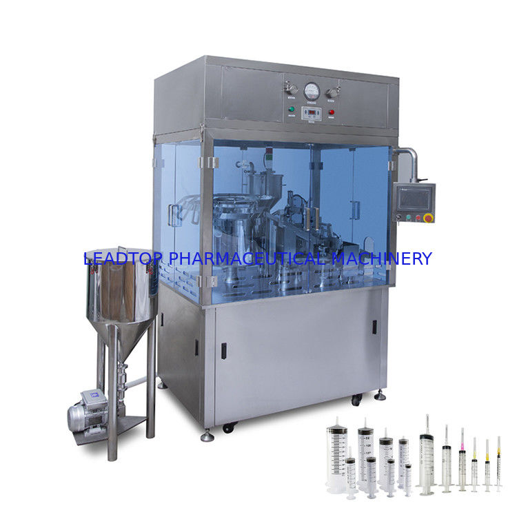 0.5- 80ml Şırınga Doldurma Makinesi 6KW Güç Tüketimi 220V / 50Hz Güç kaynağı ile