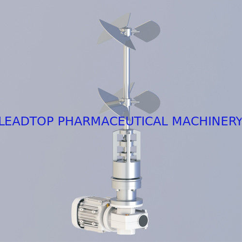 316L SS Sanitar Alt Magnetik Karıştırıcı Gıda Biyofarma FDA GMP Sıfır Kullanımlı Sıfırlama Düşük Bakım