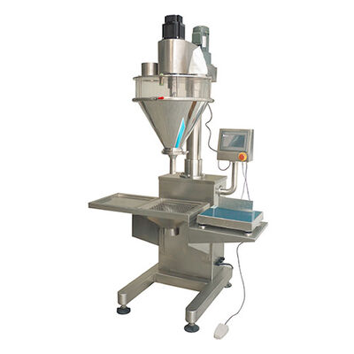 İyi fiyat Yarı Otomatik Burgu Doldurma Makinesi 100BPH Kahve Biber Küçük Protein Kuru Süt Baharatı çevrimiçi