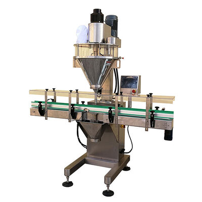 İyi fiyat Baharat Kahve Unu Otomatik Burgu Toz Doldurma Makinesi 40 Şişe / Dak çevrimiçi