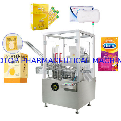 İyi fiyat Dikey Otomatik Kartonlama Makinesi Prezervatif Poşet Sabun Kutusu Ambalajı çevrimiçi