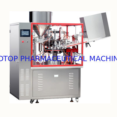 İyi fiyat Kozmetik Krem Tüp Dolum Kapama Makinesi Otomatik Diş Macunu Merhem 35 adet / Dakika çevrimiçi