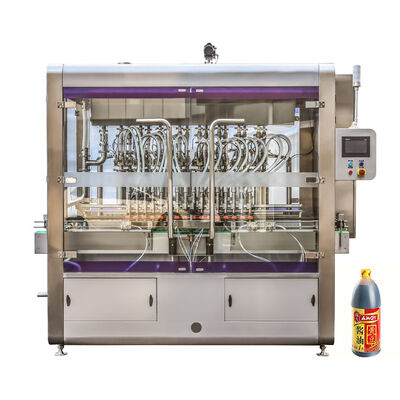 İyi fiyat Rotary 50-5000ml sıvı şişe dolgu makinesi %1 doğrulukta 220/380V güç kaynağı çevrimiçi