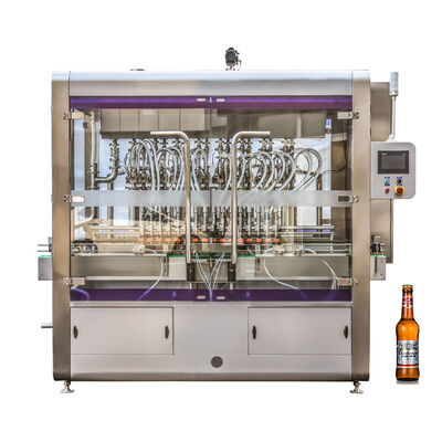 İyi fiyat 6 Kw Güç Tüketimi 16 nozelli döner sıvı doldurma makinesi çevrimiçi