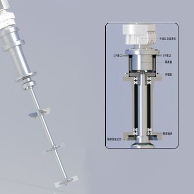 İyi fiyat Magnetik Levitasyon Karıştırıcı Gıda Biyofarma Kimyasal 316L SS FDA GMP Sıfır Taşıma Giyim Korozyona Dayanıklı çevrimiçi
