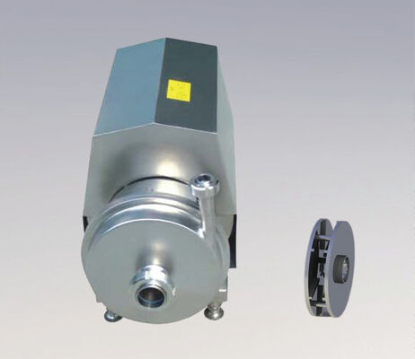 İyi fiyat Paslanmaz çelik 316L Sanitar Düz Vane Pompası CIP SIP Farmasötik Gıda ve İçecek Endüstrileri için Uyumlu Düşük Kesme Tasarımı çevrimiçi