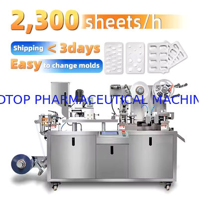 İyi fiyat PLC kontrolü ile Blister Paketleme Makinesi 30-60pcs/min çevrimiçi