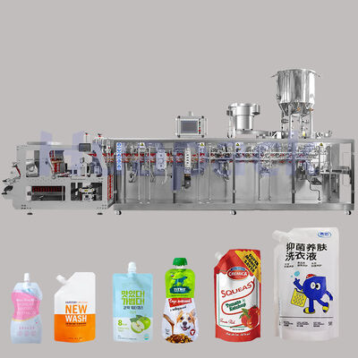 İyi fiyat High Productivity Plastic Pouch Food Coffee Bean Pet Food Rice Filling Horizontal multifunctional packaging machine çevrimiçi