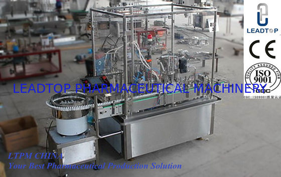 İyi fiyat PLC Kontrollü Otomatik Sıvı Şişe Dolum Makinesi 10-40 şişe/dk çevrimiçi