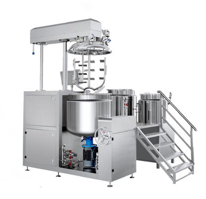 İyi fiyat Kozmetik Yüz Kremi için SUS316 Vakum Emülgatör Homojenizatör çevrimiçi